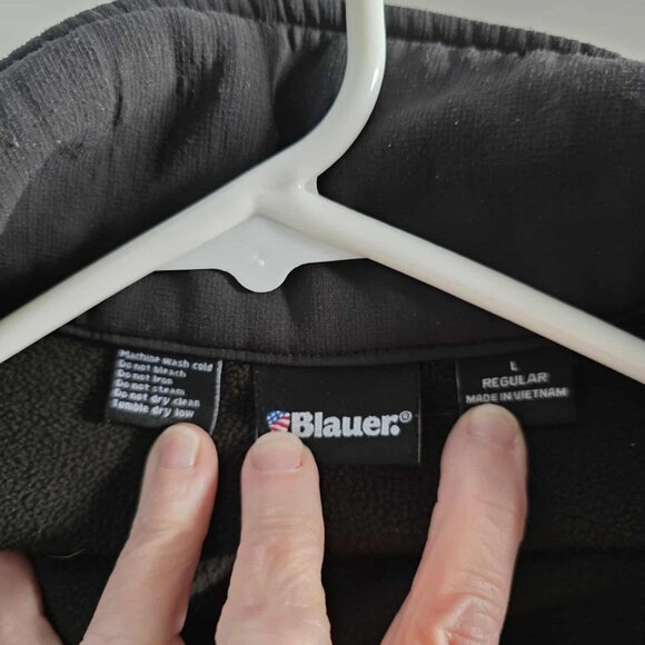 Mens Blauer Police/Security Work Jacket Lined - Picture 2 of 10